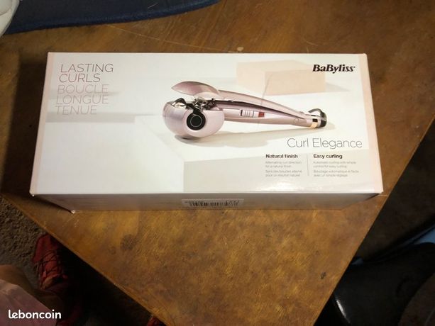Lisseur cheveux Babyliss curl elegance