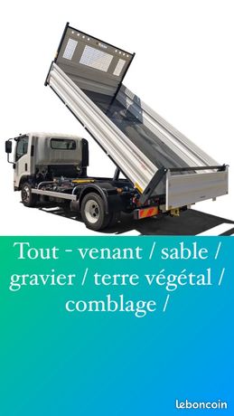 tout venant 0/20 sable gravier