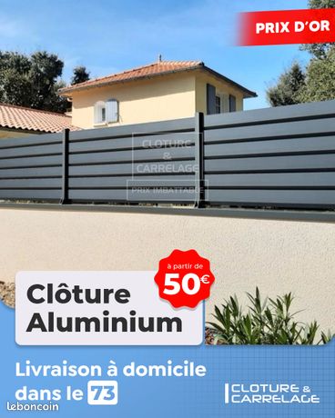 Livrée Dans [73] DESTOCKAGE | Cloture Aluminium
