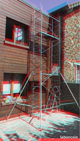 Loc échafaudage mobile sur roues hauteurs 2 m 4m 6 m