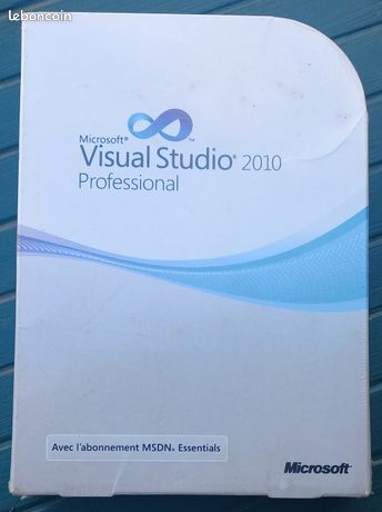 Logiciel Visual Studio Professional 2010