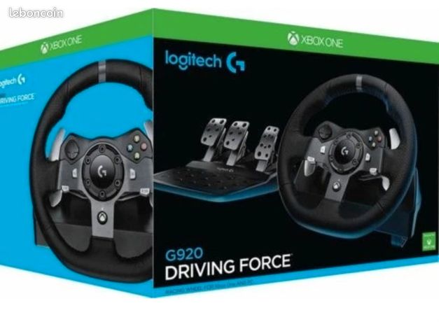 LOGITECH G920 volant de course.etat .pour xbox et pc.driving force