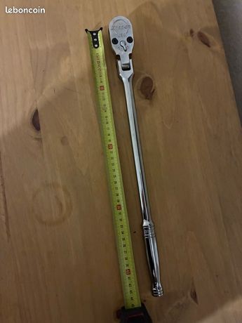 Long cliquet snap on articulé 1/2