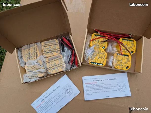 LoraTap 8 Interrupteurs Module Volet Roulant Connecté WiFi Commutateur Rideau Stores Sans Fil Compatible avec Alexa Google Home pour Commande Vocale possible