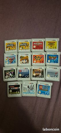Lot 15 jeux 3ds mario sonic star wars
