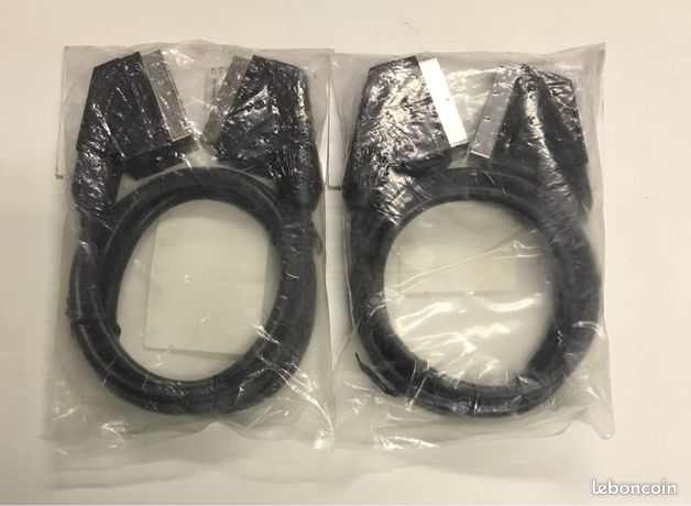 Lot 2 Câbles Péritel Neufs