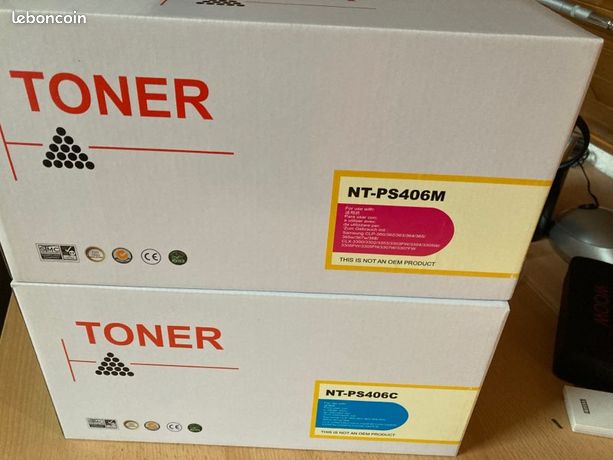 2 cartouches toner compatibles pour imprimante laser Samsung