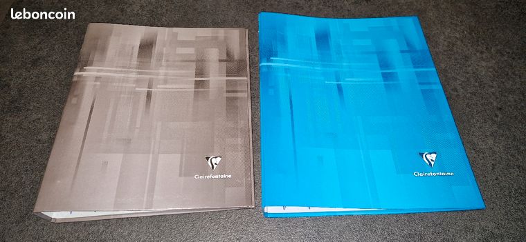 2 grands classeur Claire fontaine en