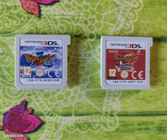 Lot 2 Inazuma Eleven Go 3ds Chrono Stones Brasier et Ombre