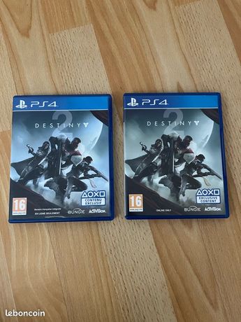 2 jeux Destiny 2 ps4 cd tbé