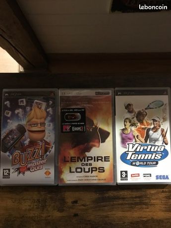 2 jeux et 1 film Psp