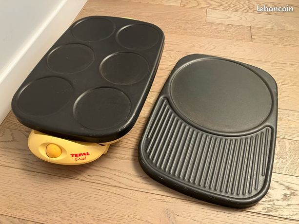 Lot 2 plaques pour Appareil à crêpes tefal Multicrêpes parti dual