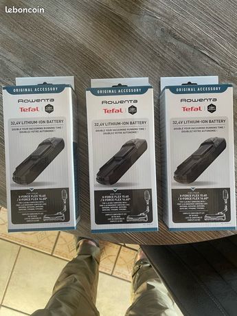 Lot 3 Batteries rowenta 324v lithium x-force flex 15.6