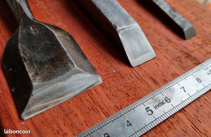 3 ciseaux à bois japonais Tataki nomi