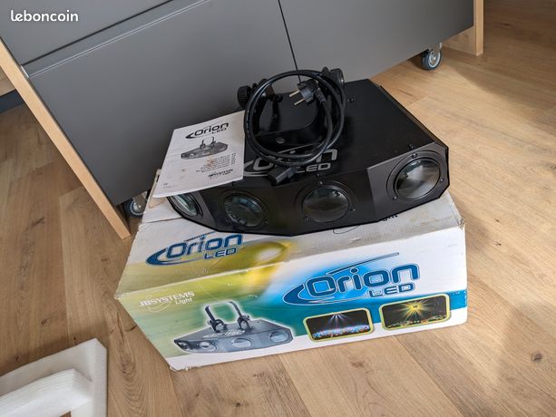 3 Spots/Jeu de lumières Laser vert green 30 Orion Led Spark Led