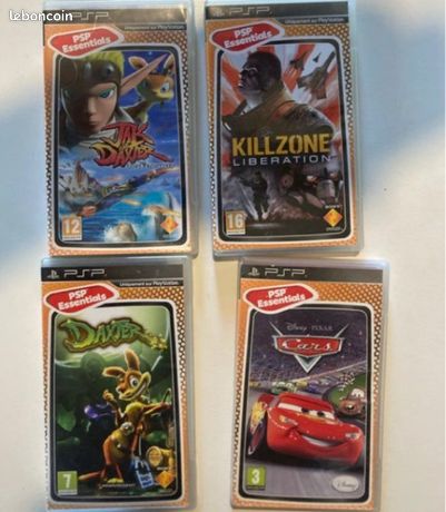 4 jeux psp