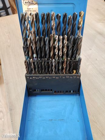 40 forets HSS meshes a percer diametre 6 à 10 par 01