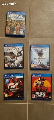 Lot 5 jeux PS4