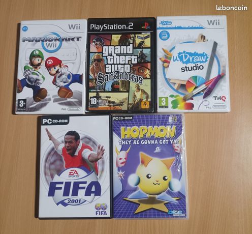 Lot 5 Jeux vidéo HS