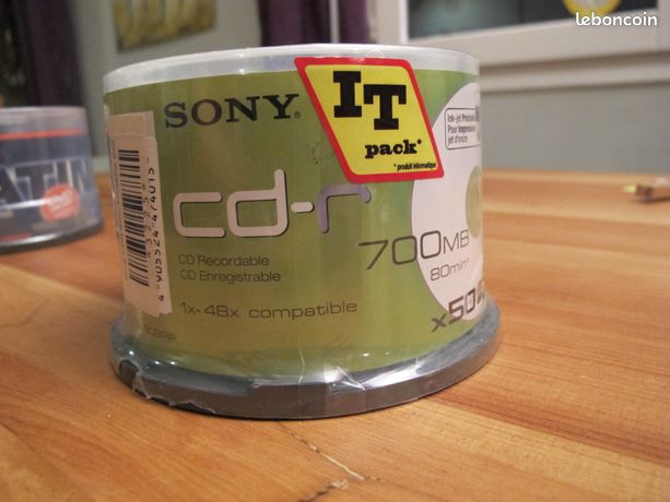 50 CD-R 700MB 48X Imprimable