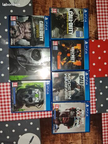 Lot 6 jeux call of duty ps4