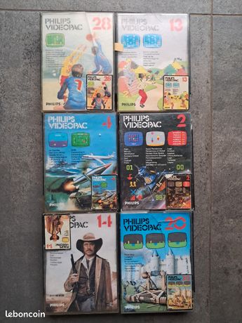 Lot 6 jeux videopac