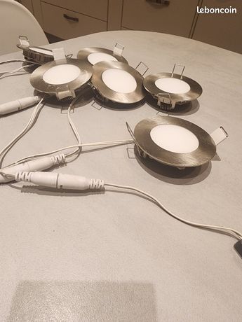 Lot 6 spots Eglo ET1780 encastrable