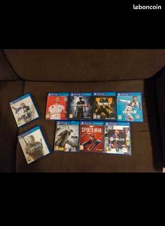 Lot 7 jeux Playstation 4