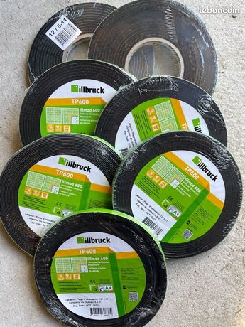 Lot 7 rouleaux compribandes illbruck