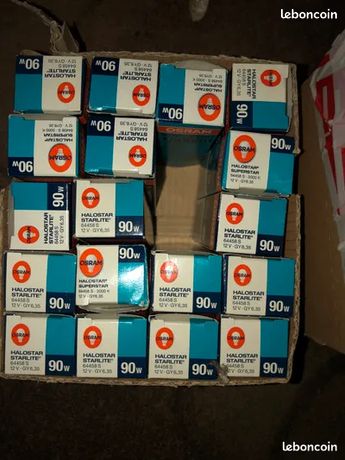 Lot ampoule 90w 12v halostar starlite osram halogene neuve gy635