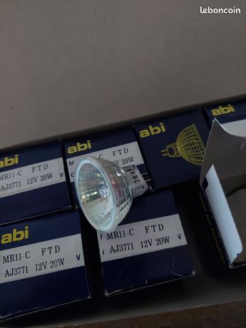 Ampoules halogènes MR11 12V 20W ABI x9