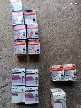 ampoules led gu10 Philips Osram