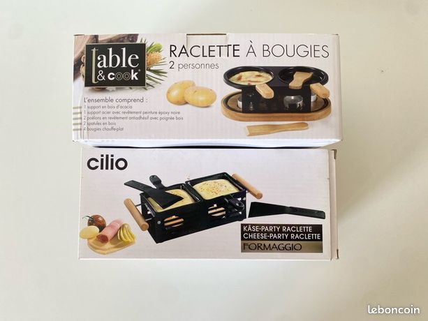 Lot appareils raclette bougies
