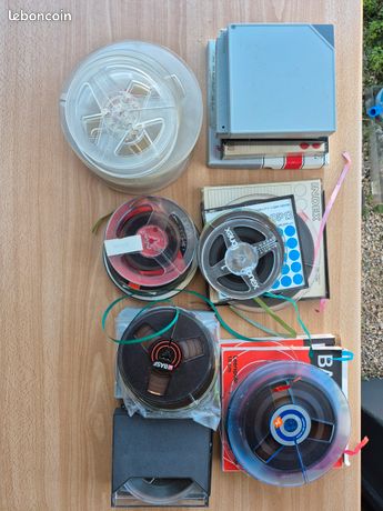 Lot bandes magnétiques 1/4 "