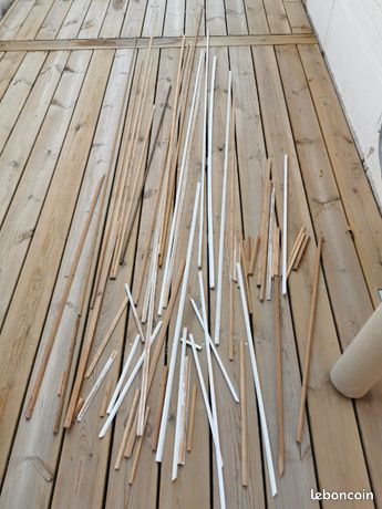 barrettes baguettes finitions quart de rond diverses tailles