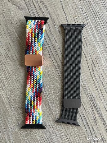 Lot bracelets compatibles montre Apple 42/44/45/46 et 49 MM en bon état