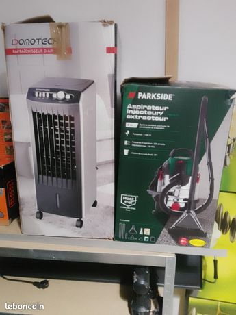 Lot climatiseur/aspirateur a eaux