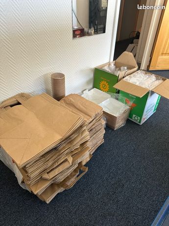 Lot demballages alimentaires