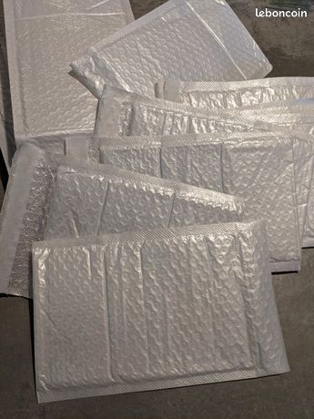 10 enveloppes à bulles 14 x 20 cm. Pour envoyer des objets par la poste.Pochettes de transport. Frais de port et d'emballage 4 pour la France VISIBLE À MARSEILLE MÉTRO ST JUST dachun. 6