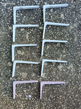 10 Équerres pour étagères