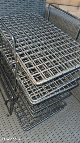 Lot de 10 étagères 35cm pour grille