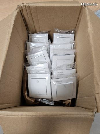 Lot de 10 interrupteur atlantic neuf