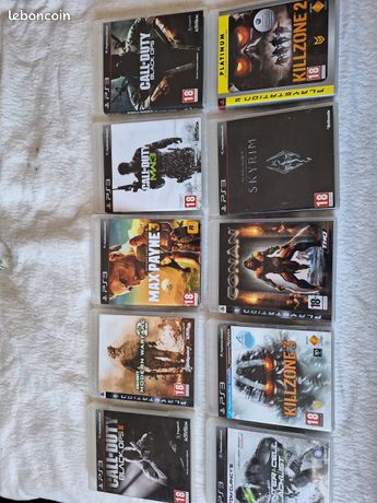Lot de 10 jeux PS3