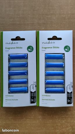 Lot de 10 x Bâtonnets à parfum d'ambiance de fraicheur marine HQ pour Aspirateur sac