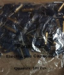 Lot de 100 condensateurs electrolytiques 2200 f
