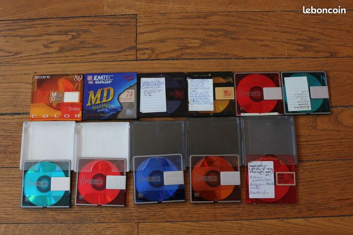 Lot de 11 Minidisc neufs et occasion