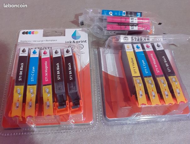 Lot de 13 cartouches encre 571XL