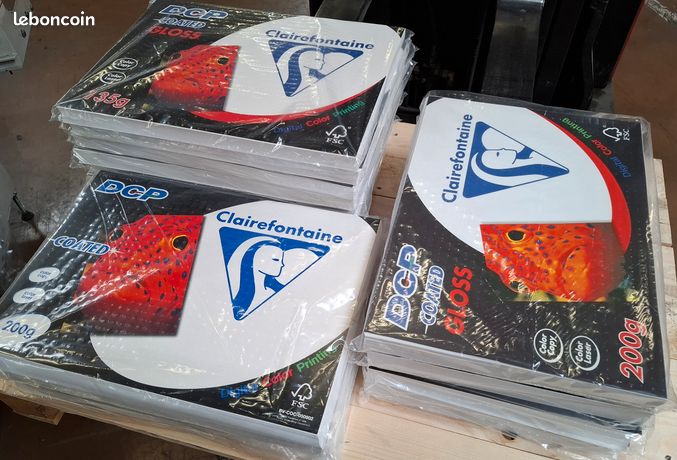 Lot de 16 Ramettes Papier Clairefontaine DCP A3 135g et 200g pour impression laser recto-verso