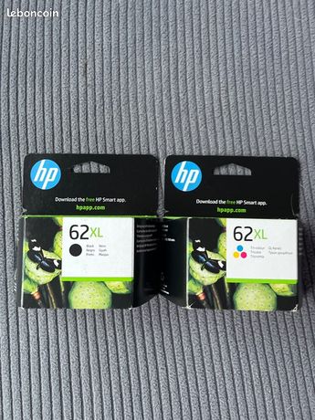 Lot de 2 cartouches d encre HP 62 XL