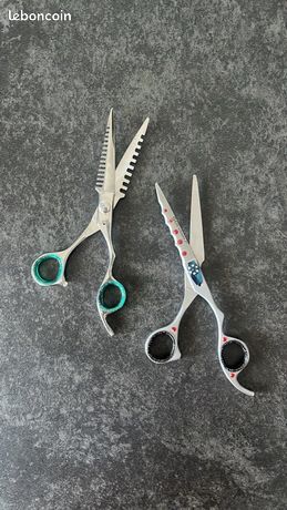 2 ciseaux de coiffure professionnels coupe & sculpteur premium